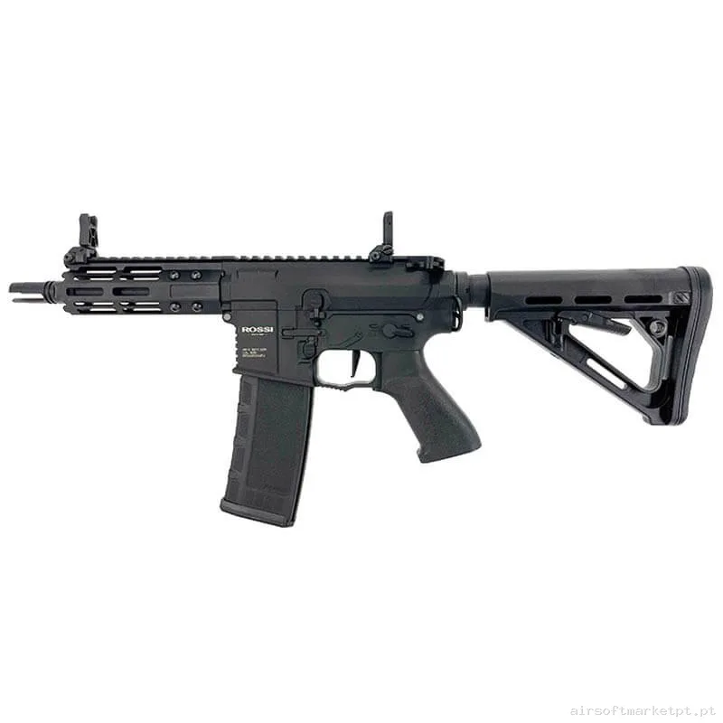 Réplica airsoft AEG M4 Rossi Sentinel Tau 5.5" negra — Rifles de Assalto (AR/M4/AK) — Airsoft Market PT