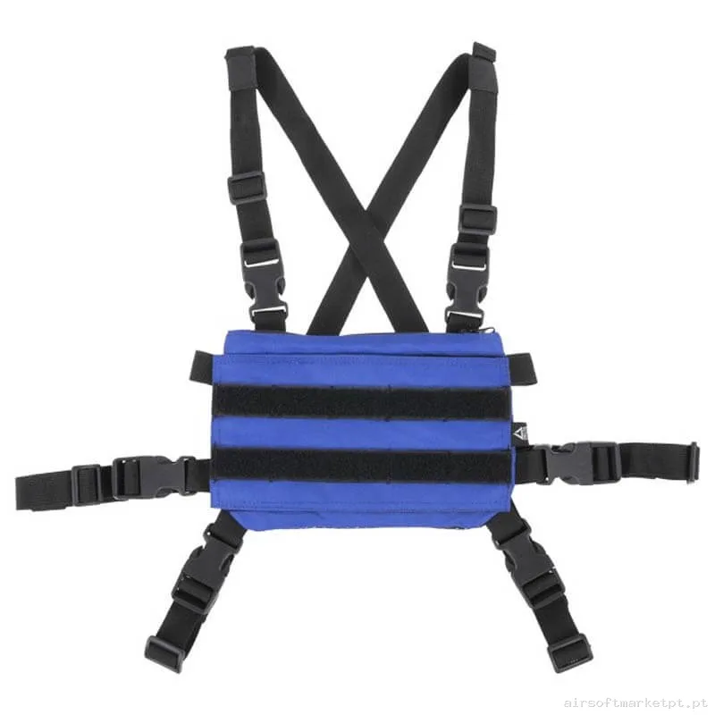 Colete Chest Rig Delta Tactics Speedsoft V2 azul — Coletes & Rigs — Airsoft Market PT