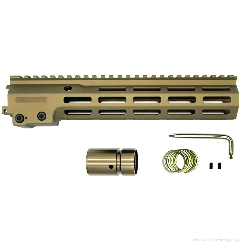 Externo Guardamão M-Lok Angry Gun Mk16 Gen 2 10.5" Dark Earth — Acessórios & Componentes — Airsoft Market PT