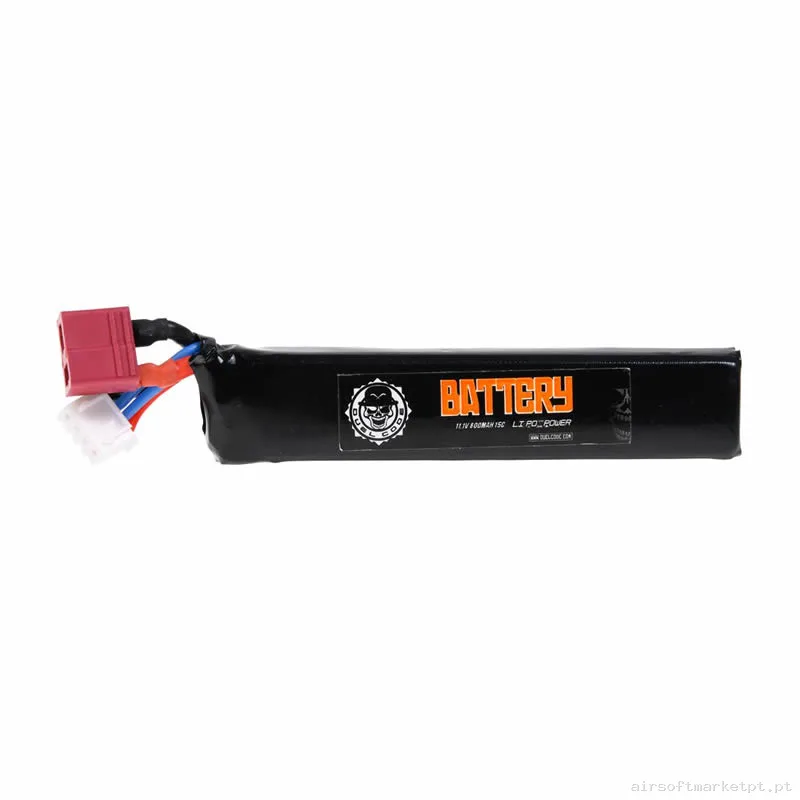 Bateria Lipo Stick Duel Code 800mah 11.1v 15c (T-Plug) — Baterias & Carregadores — Airsoft Market PT