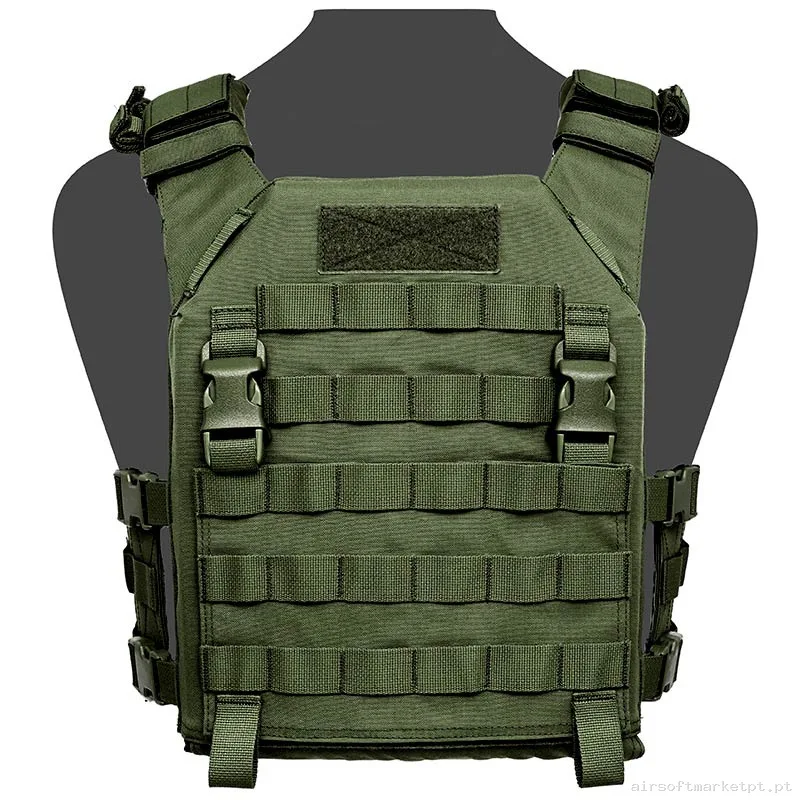 CHALECO RPC PORTA PLACAS WARRIOR ASSAULT RECON PLATE CARRIER VERDE OD — Coletes & Rigs — Airsoft Market PT