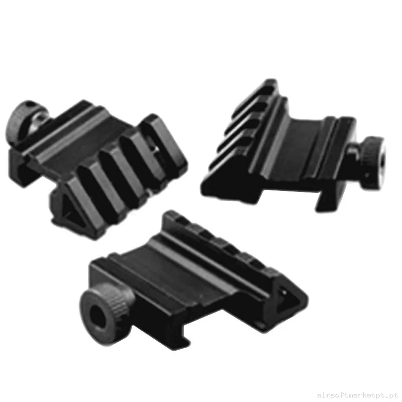 Montagem RIS Lateral Angular 45º Oem preto — Acessórios & Componentes — Airsoft Market PT