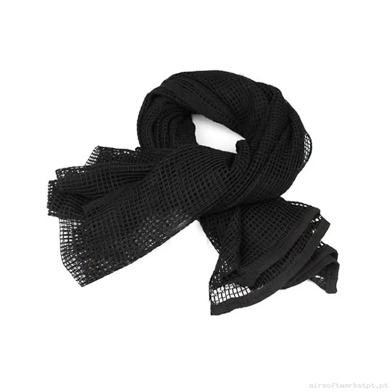 Lenço Tático Oem Rede preto — Proteção Ocular & Facial — Airsoft Market PT
