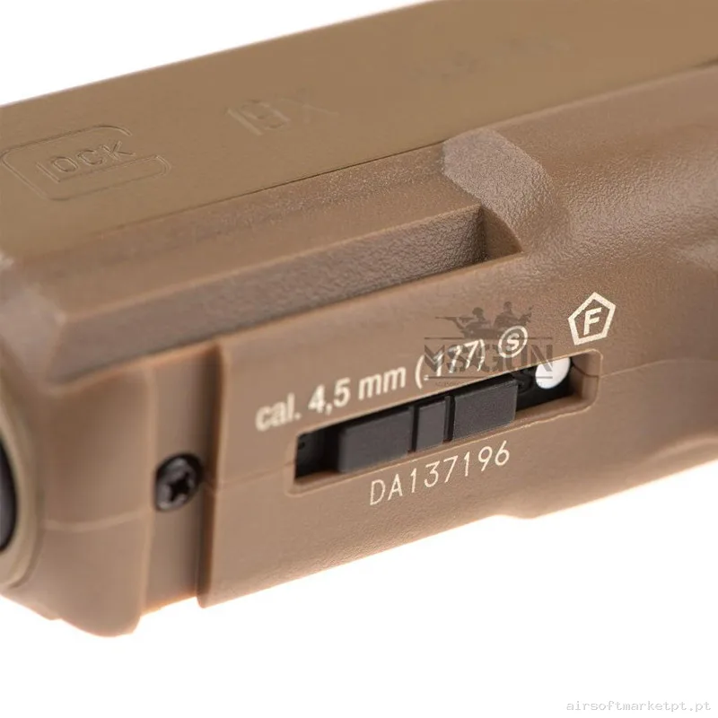 Pistola 4.5mm Umarex Glock 19X Tan CO2 — Pistolas — Airsoft Market PT (foto 4)