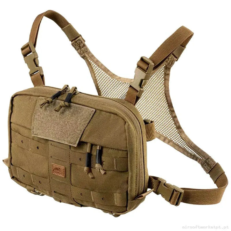 Colete Chest Rig Helikon-Tex Chest Pack Numbat Pequeno coyote — Coletes & Rigs — Airsoft Market PT
