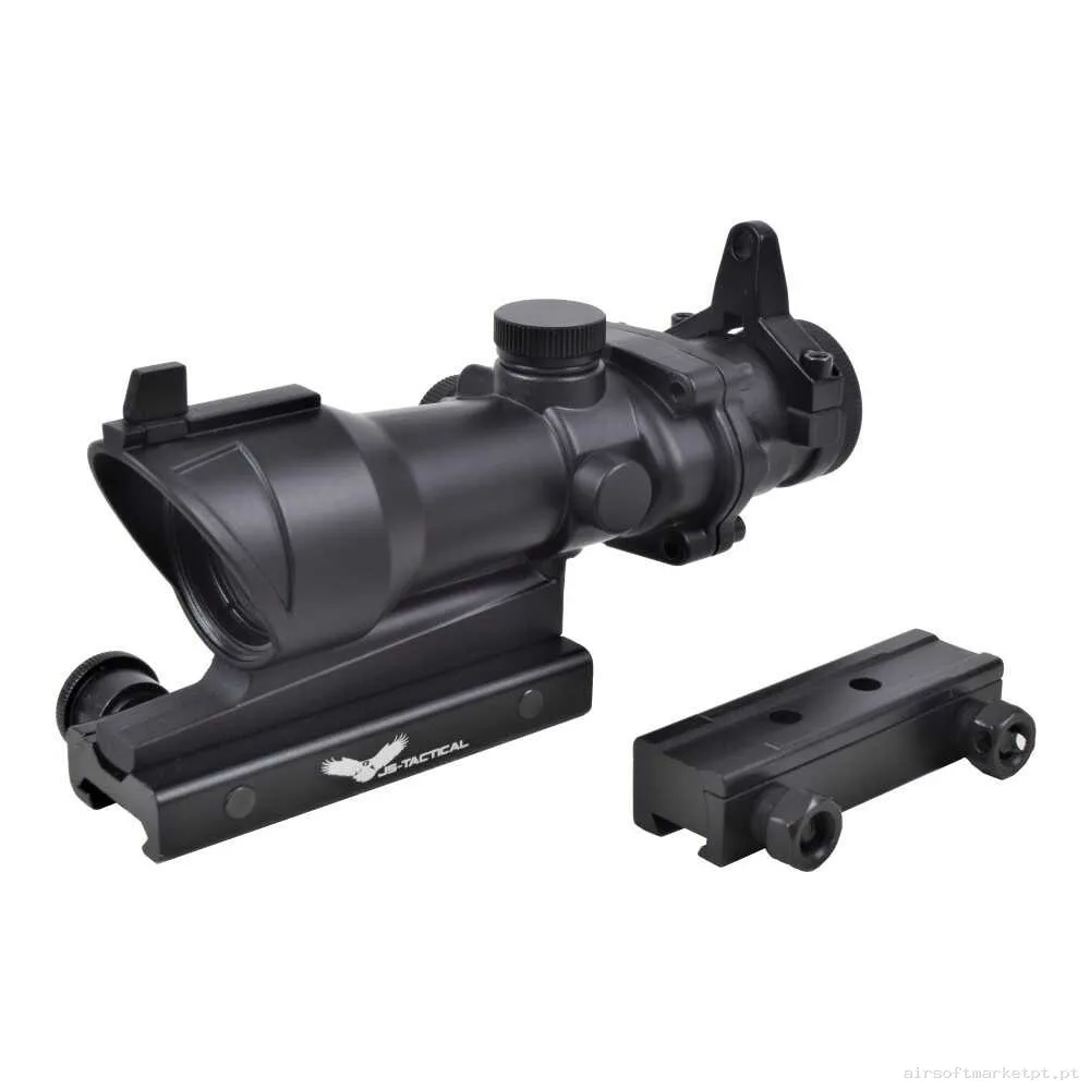 Mira Acog 4x32 Js Tactical Compact Scope JS-432B negra — Miras & Ópticas — Airsoft Market PT