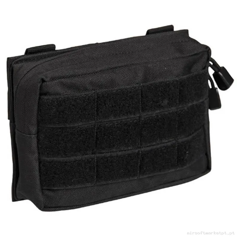 Poche Multiusos Mil-Tec Pequeno C/MOLLE Frontal preto — Coletes & Rigs — Airsoft Market PT