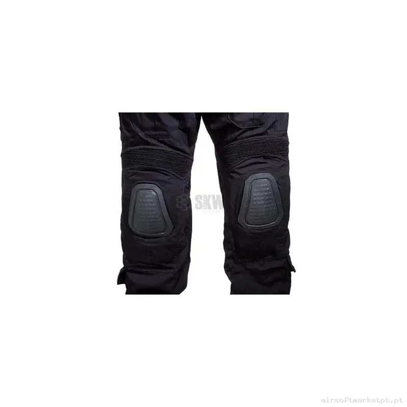 DELTA TACTICS UNIFORME DE COMBATE NEGRO - XXL — Vestuário (Fardas) — Airsoft Market PT (foto 3)