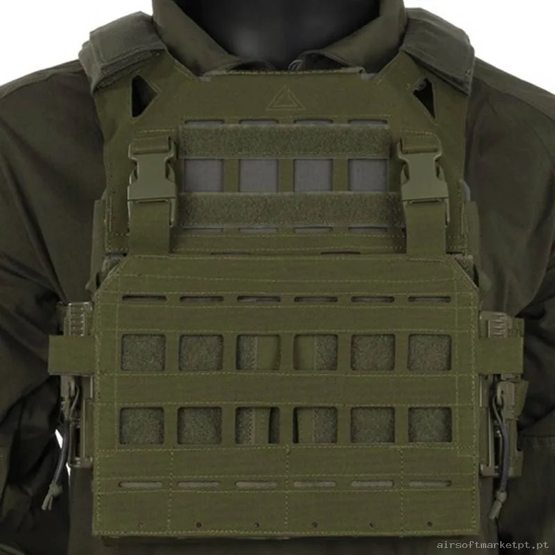 Colete Porta Placas Delta Tactics Force Mk3 verde od — Coletes & Rigs — Airsoft Market PT