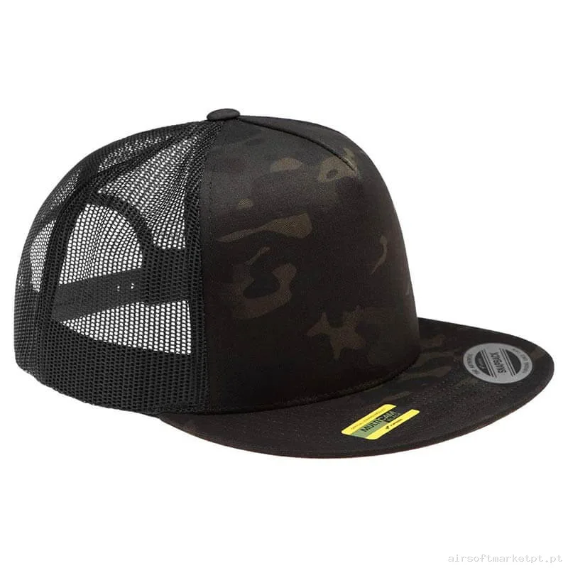 Gorra Snapback Trucker multicam Preto — Proteção Ocular & Facial — Airsoft Market PT