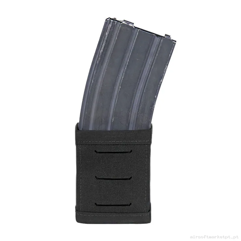 Pouch Magazine Pouch M4 Warrior Assault Laser Cut Single Snap Short negro — Coletes & Rigs — Airsoft Market PT