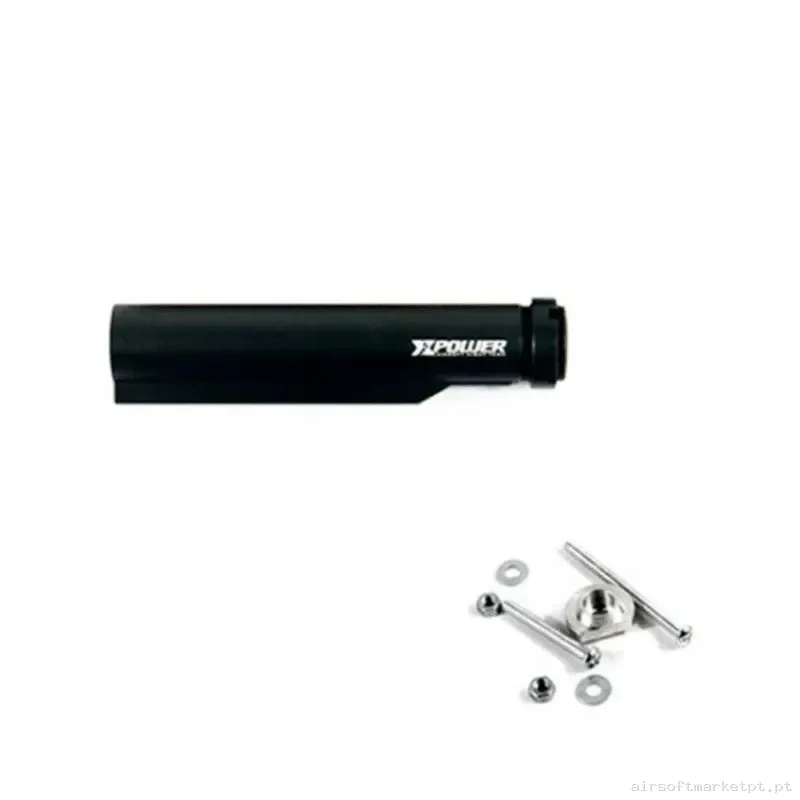 TUBO PARA CULATA M4 METÁLICO NEGRO XPOWER — Peças Internas (AEG) — Airsoft Market PT