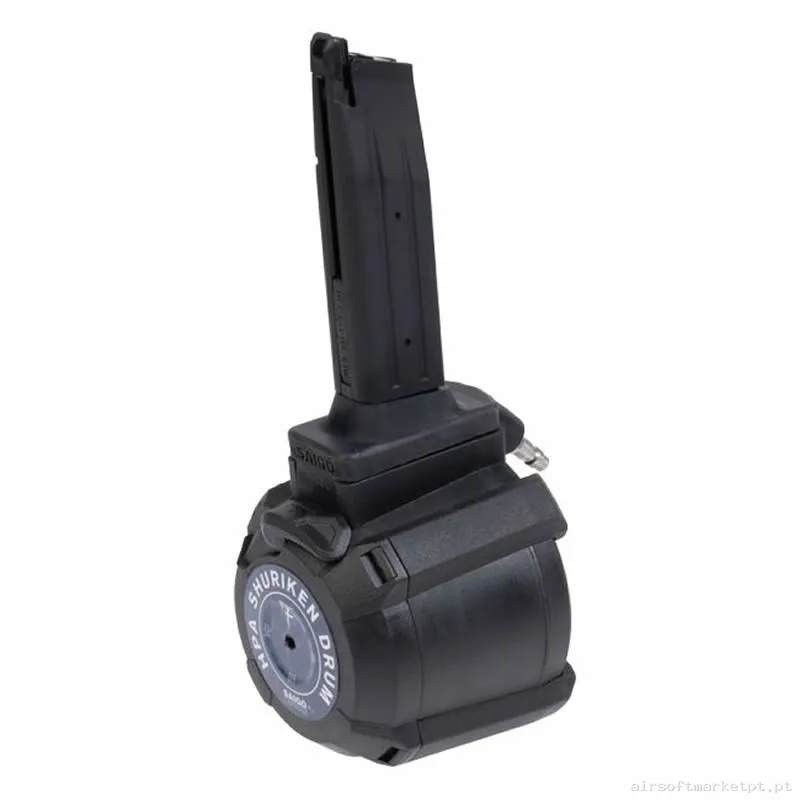 Magazine Pistola HPA Us Hi-Capa Saigo Drum 1000 Bbs (By Apex) — Carregadores / Magazines — Airsoft Market PT