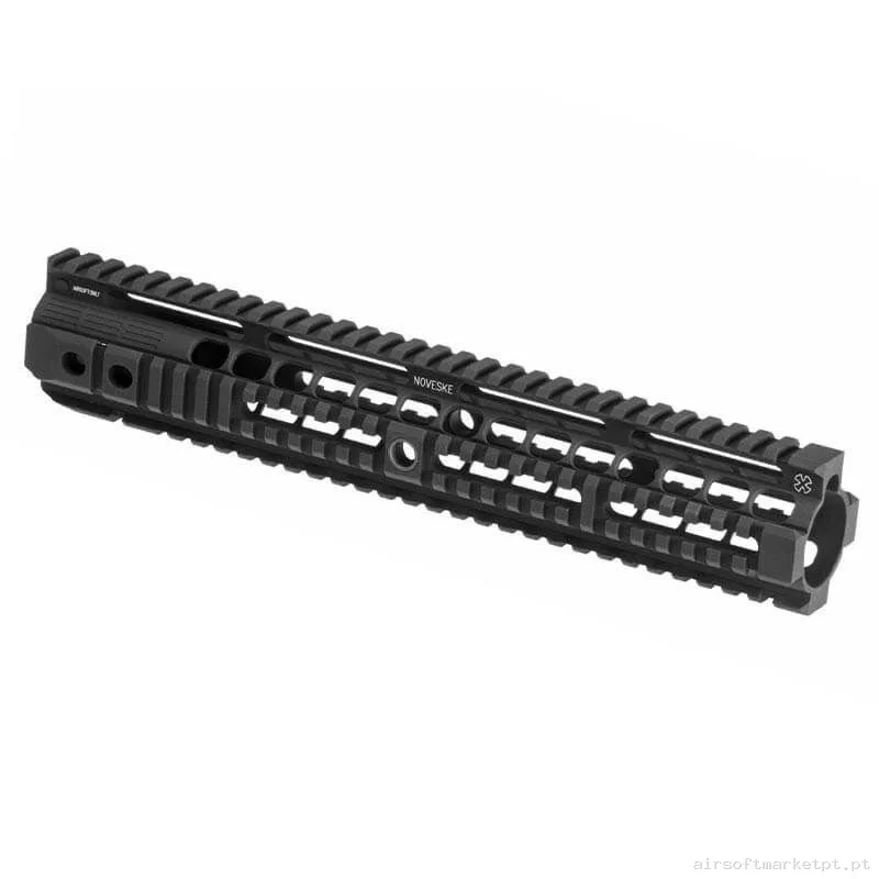 GUARDAMANOS NOVESKE 12" FLOTANTE NEGRO MADBULL — Acessórios & Componentes — Airsoft Market PT