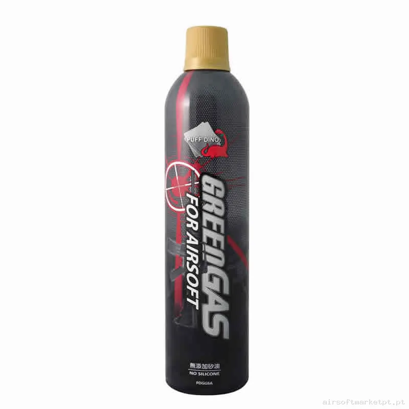 Gas Green Gas Puff Dino Pure 12kg 600ml — Gás & CO2 — Airsoft Market PT