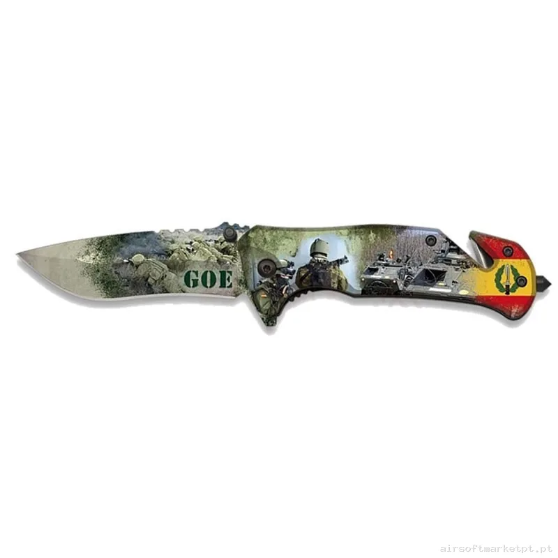 NAVAJA ALBAINOX ASISTIDA 8.2CM GOE IMPRESION 3D — Ferramentas — Airsoft Market PT