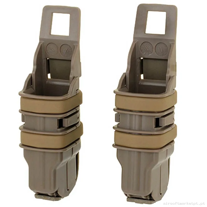Pouch Magazine Pouch Fastmag Doble Pistola Fma Dark Earth — Coletes & Rigs — Airsoft Market PT