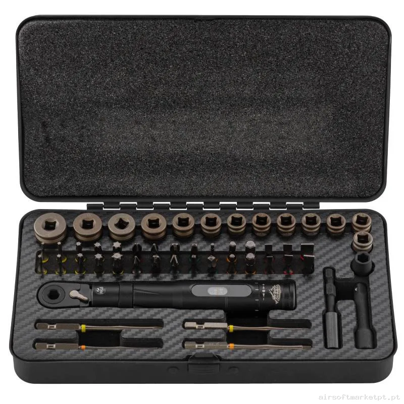 Ferramenta Dinamométrica Gun Power Tool Elite Kit 51 Pcs preto — Ferramentas — Airsoft Market PT