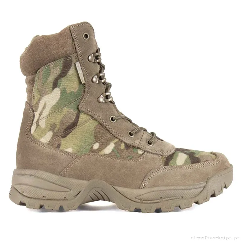 Botas Mil-Tec Tactical Boot Zipper multicam — Calçado — Airsoft Market PT