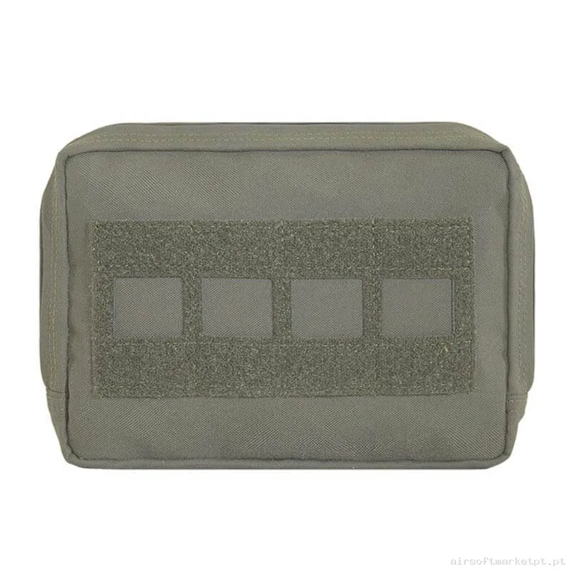 Pouch Multiusos Warrior Assault Láser Cut Medium Horizontal C/MOLLE Delantero Ranger Green — Coletes & Rigs — Airsoft Market PT