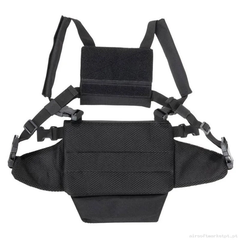 Chaleco Chest Rig Delta Tactics Speedsoft V1 Negro — Coletes & Rigs — Airsoft Market PT (foto 3)