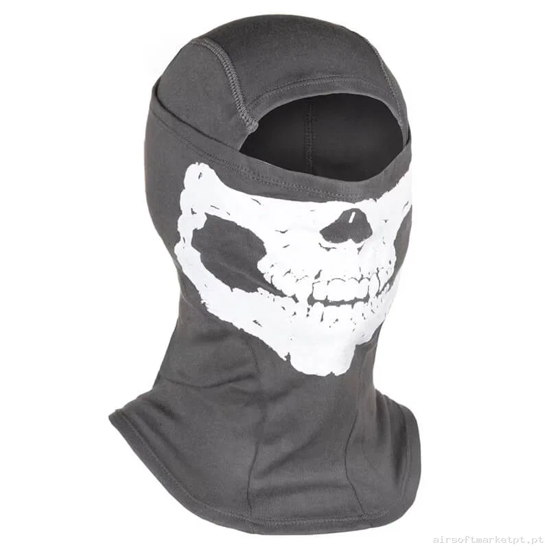 Balaclava Invader Gear Mps Death Algodon Wolf Grey — Proteção Ocular & Facial — Airsoft Market PT