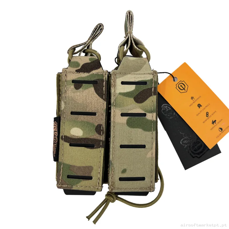 Pouch Cargador De Pistola Doble Conquer Multicam — Coletes & Rigs — Airsoft Market PT