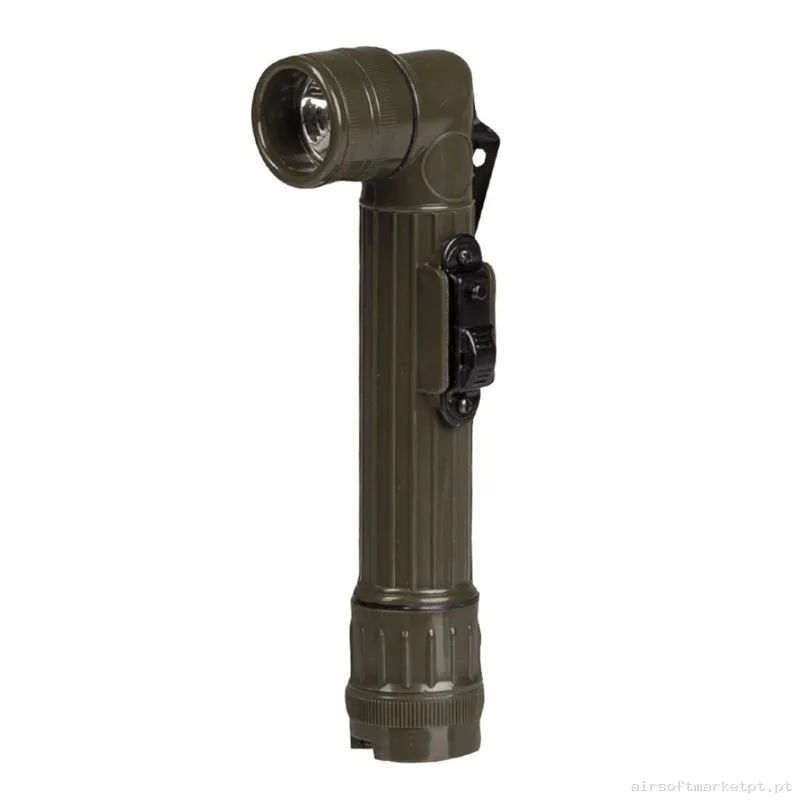 Lanterna Militar Acodada Mil-Tec Us Small Anglehead Flashlight verde od — Lanternas & Lasers — Airsoft Market PT