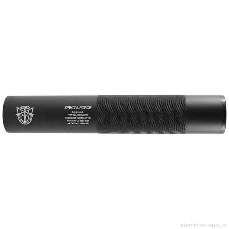 Externo Supressor Largo Fma Special Forces negro — Acessórios & Componentes — Airsoft Market PT
