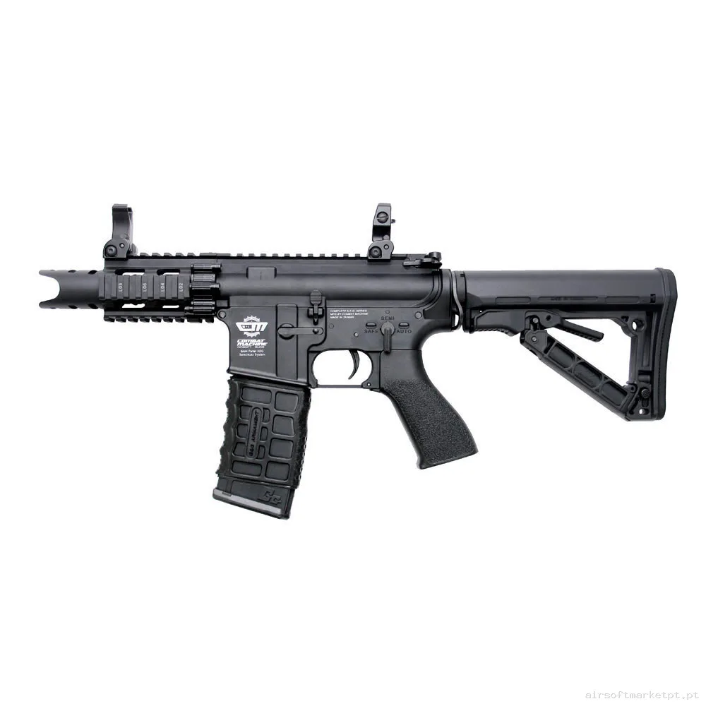 Réplica airsoft AEG M4 G&G Fire Hawk negra — Rifles de Assalto (AR/M4/AK) — Airsoft Market PT