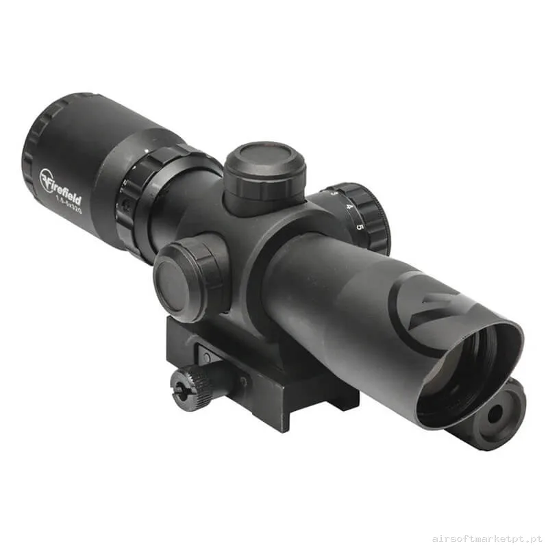 Mira telescópica 1.5-5X32 Firefield Barrage negro (Ponteiro laser) — Miras & Ópticas — Airsoft Market PT