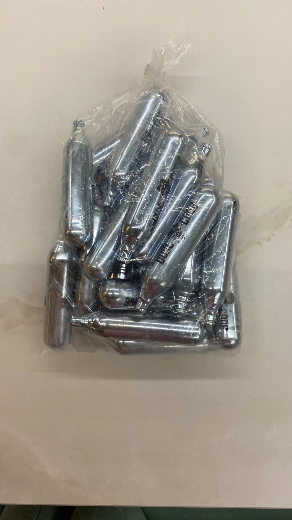 Cápsulas CO2.  12 Gr