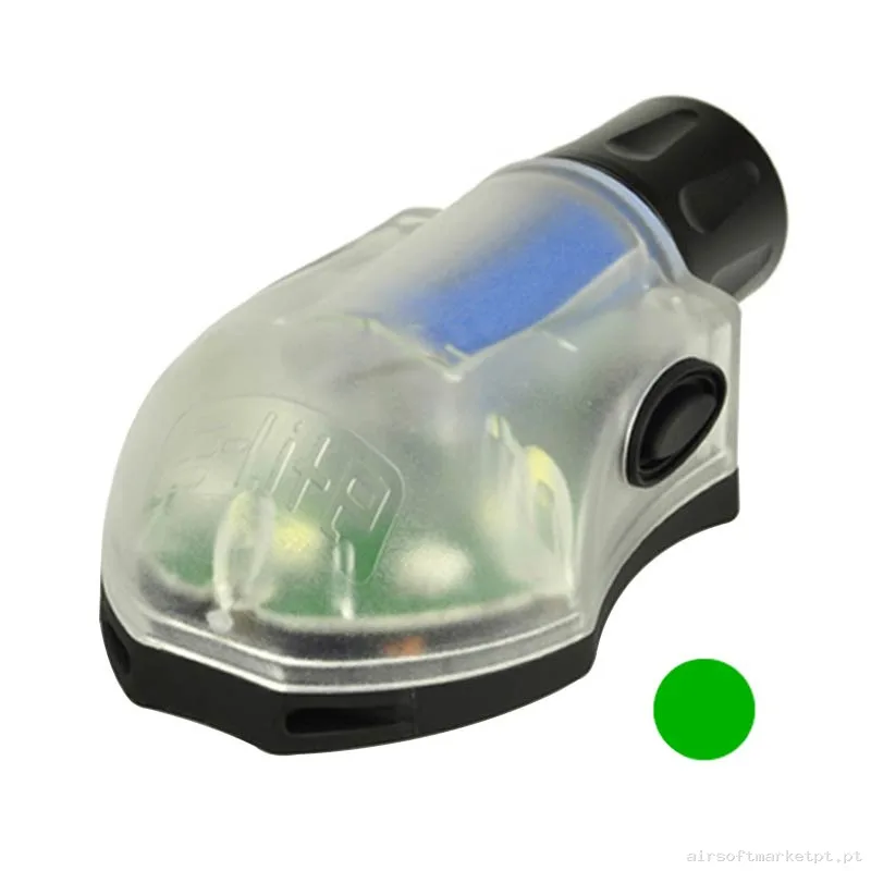 Luz Tática Manta Strobe Element e-Lite verde Base preta — Lanternas & Lasers — Airsoft Market PT