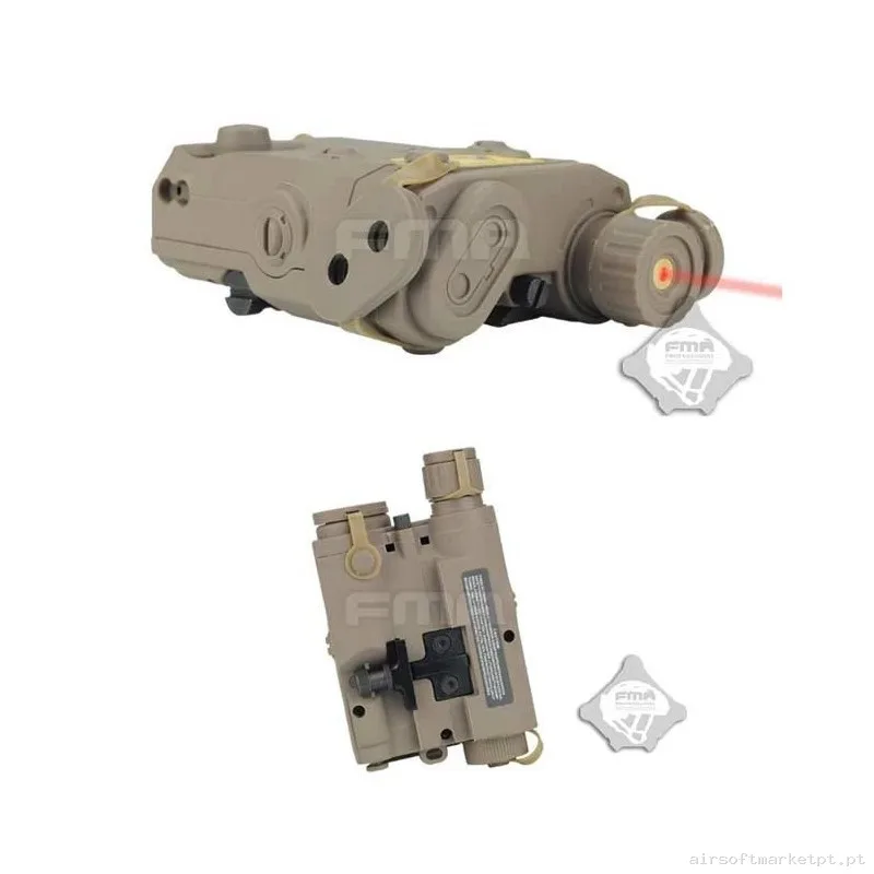 Láser Rojo AN/PEQ15 - Tan — Lanternas & Lasers — Airsoft Market PT