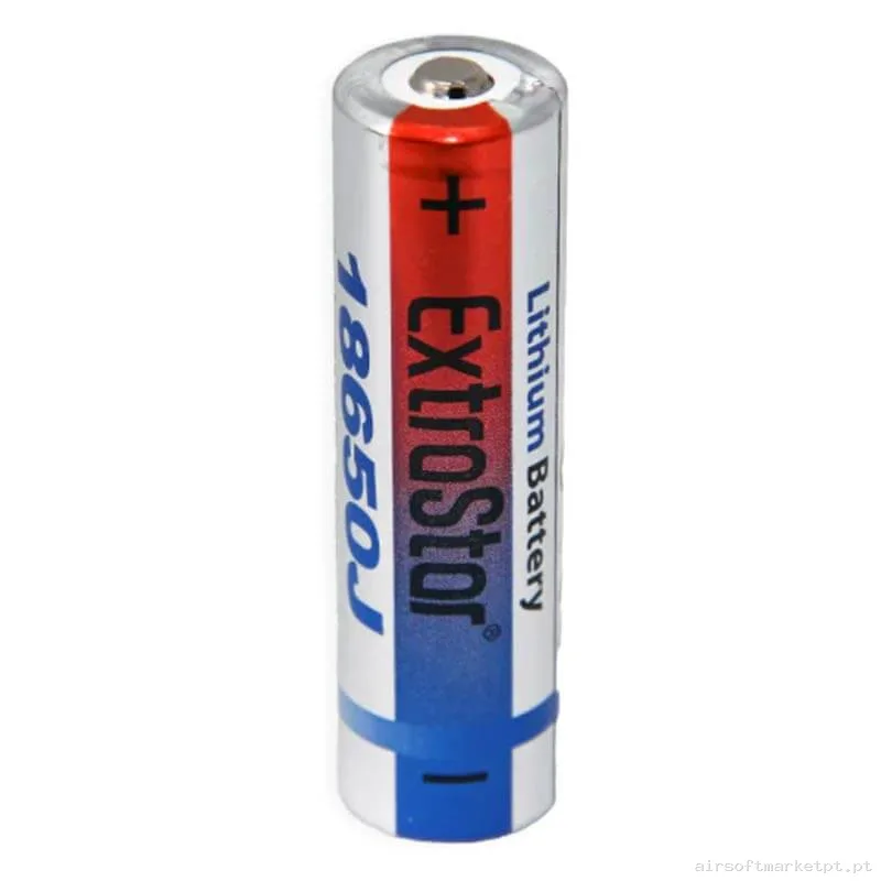 Bateria Li-Ion 18650 Extrastar 2600mah 3.7v — Baterias & Carregadores — Airsoft Market PT