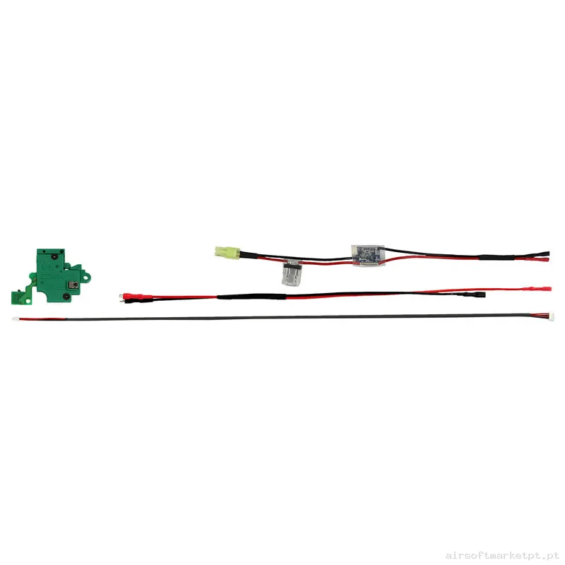 Interno Gatilho Electrônico G&G ETU G2h + MOSFET Cablagem Traseira — Peças Internas (AEG) — Airsoft Market PT