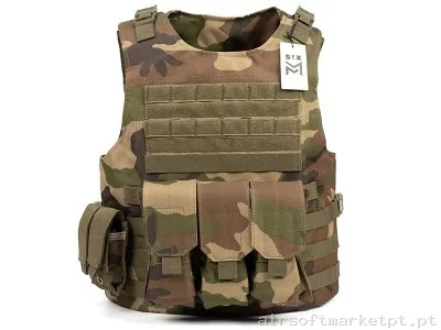 Colete Tatico FSBE SIXMM — Vestuário (Fardas) — Airsoft Market PT