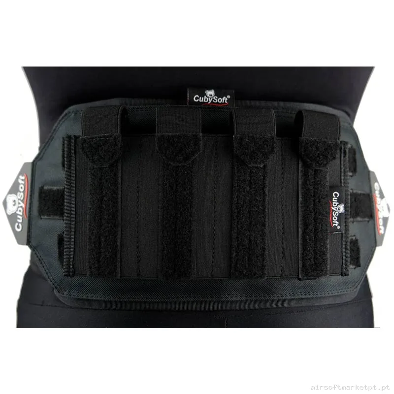 Pouch Magazine Pouch Quádruplo SMG Cubysoft Thunder Mag Pouch X4 negro — Carregadores / Magazines — Airsoft Market PT