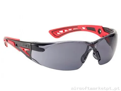 Bollé Rush+ Patilla: Roja - Lente: Ahumada — Proteção Ocular & Facial — Airsoft Market PT