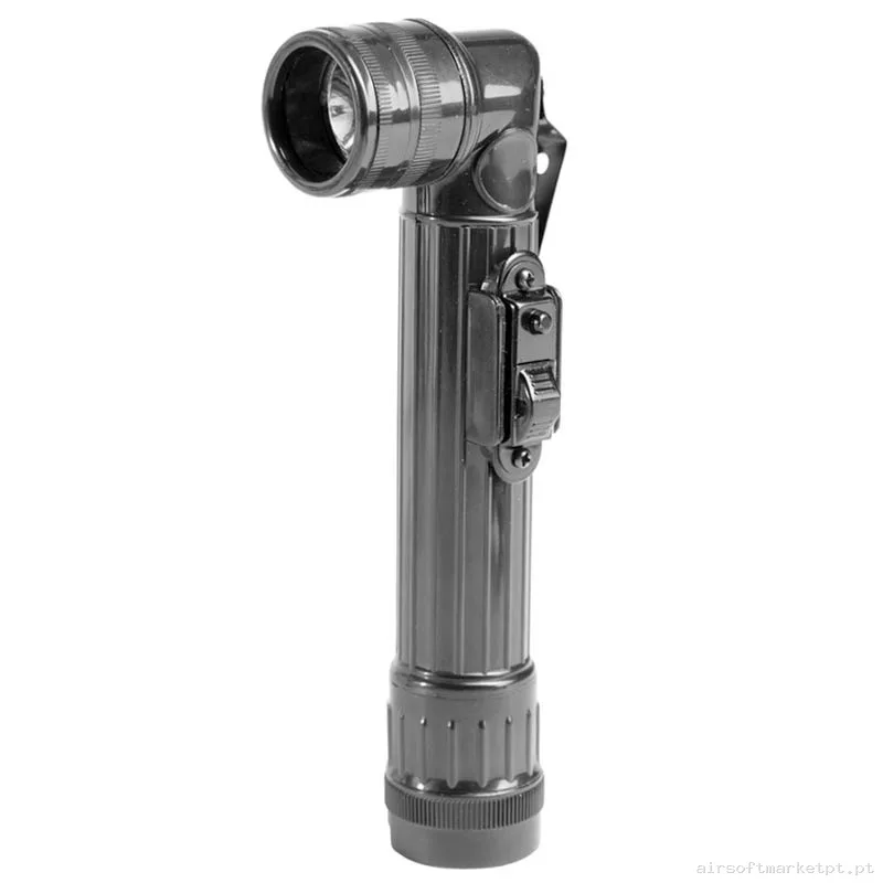 Lanterna Militar Acodada Mil-Tec Us Anglehead Flashlight preta — Lanternas & Lasers — Airsoft Market PT