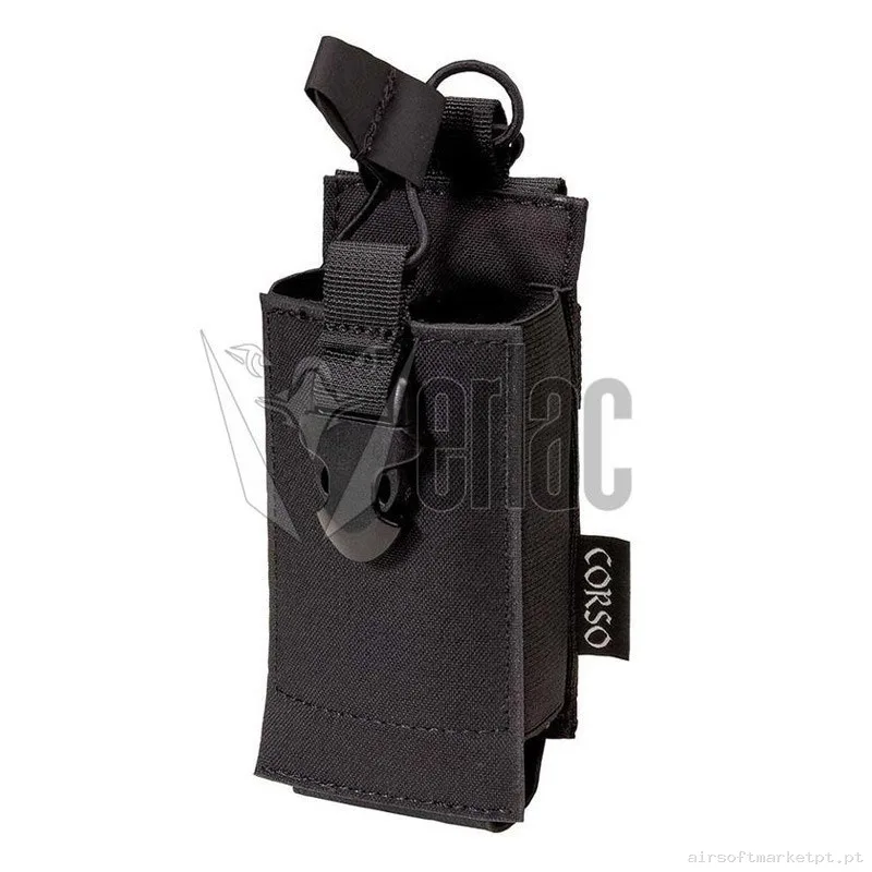 Pouch Walkie Dagger Molle Corso Negro — Coletes & Rigs — Airsoft Market PT