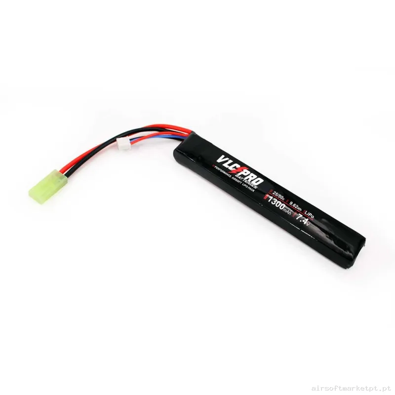 Batería VLC Pro 7.4v 1300 Mah 25c-50c — Baterias & Carregadores — Airsoft Market PT