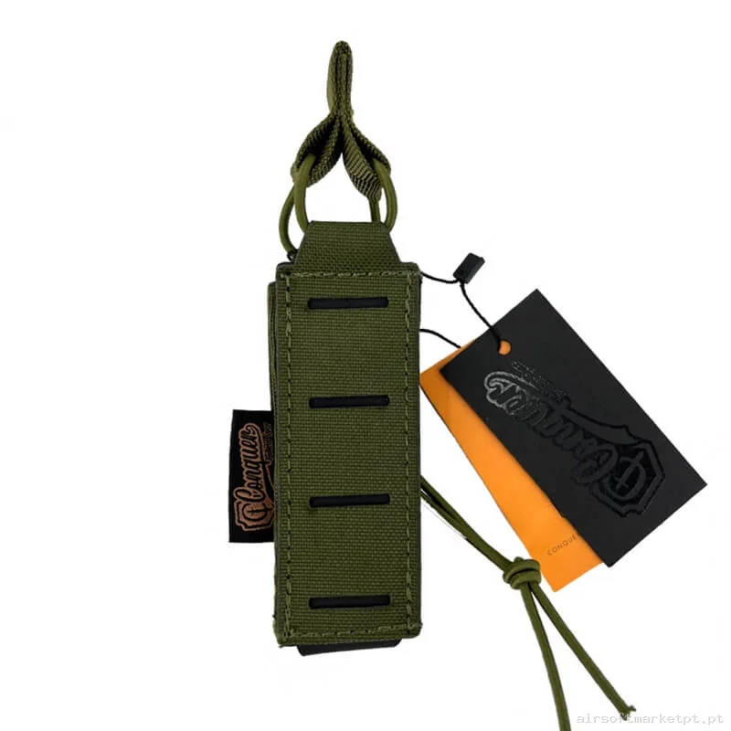Pouch Magazine Pouch Pistola Conquer Open Top verde od — Carregadores / Magazines — Airsoft Market PT