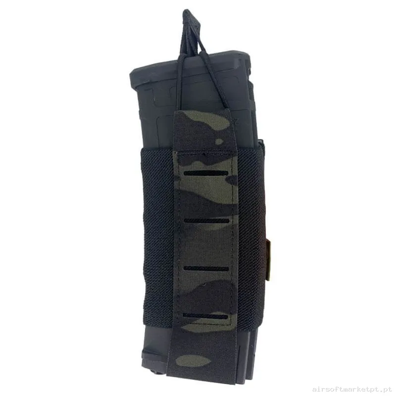 Pouch Magazine Pouch M4 Conquer Tegris Estilo multicam Black — Coletes & Rigs — Airsoft Market PT