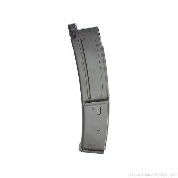 Magazine Réplica Lowcap Mp7 GBB Tokyo Marui Metálico 40 Bbs negro — Carregadores / Magazines — Airsoft Market PT