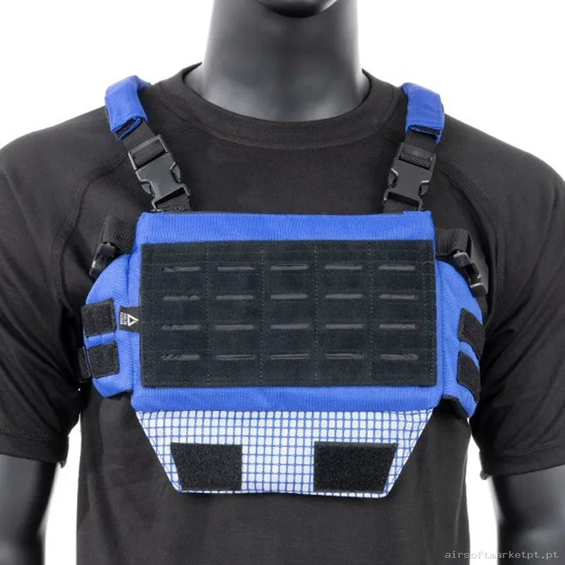 Chaleco Chest Rig Delta Tactics Speedsoft V1 Azul — Coletes & Rigs — Airsoft Market PT (foto 2)