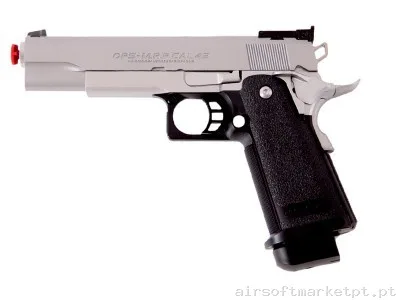 Hi Capa 5.1 Stainless Tokyo Marui — Pistolas — Airsoft Market PT