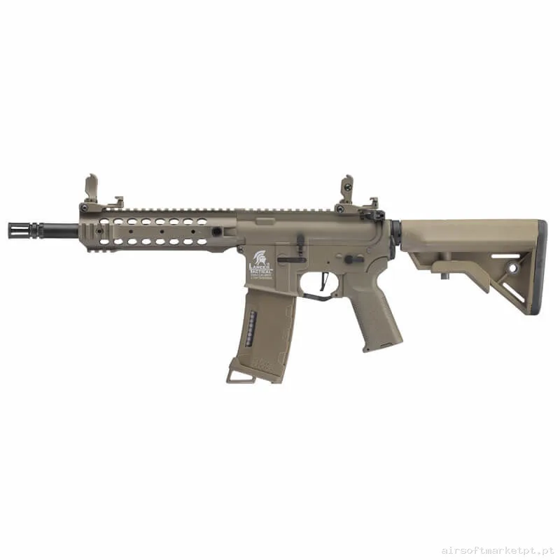Réplica airsoft AEG M4 Lancer Tactical LT-24 Gen.3 ETU tan — Rifles de Assalto (AR/M4/AK) — Airsoft Market PT