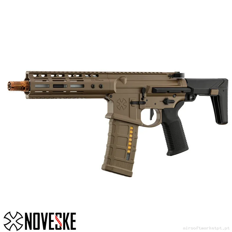 Réplica GBB Double Eagle MWS Ghetto Blaster 7″ Noveske Tan — Rifles de Assalto (AR/M4/AK) — Airsoft Market PT