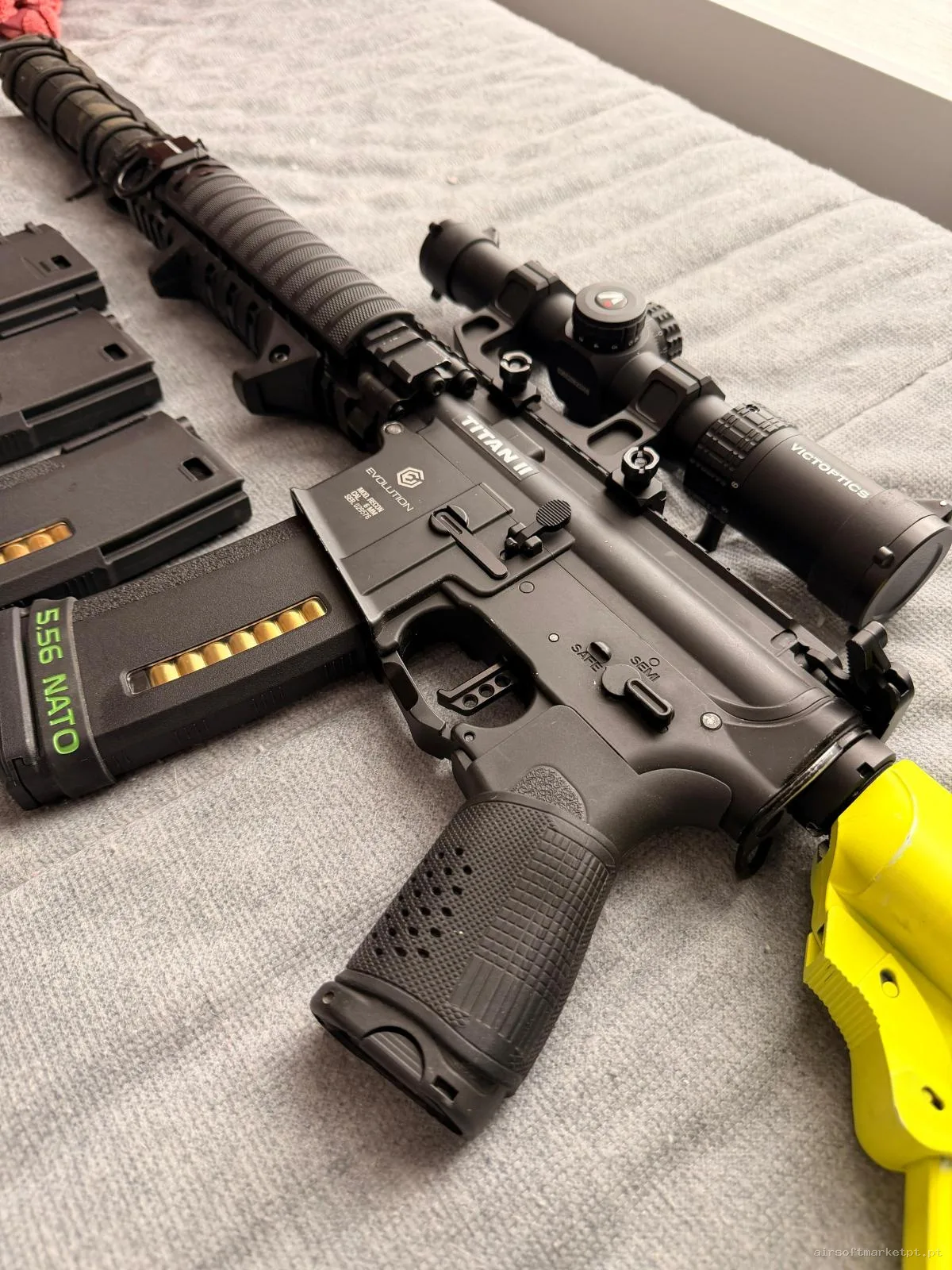 Evolution Recon 3.0 Viper MK18 Mod. 1 (AEG) com upgrades e acessórios — Rifles de Assalto (AR/M4/AK) — Airsoft Market PT (foto 3)